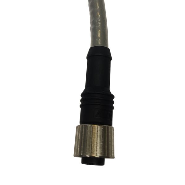 M12 female straight conn. cable 2m image 1