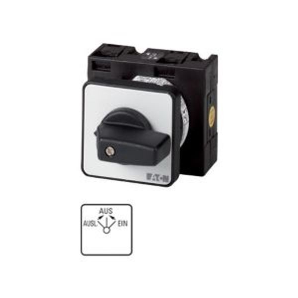 T3-2-8515/EZ Universal control switches, T3, 32 A, center mounting, 2 contact unit(s), Contacts: 4, 45 °, momentary, With spring-return from both directions to OFF image 2