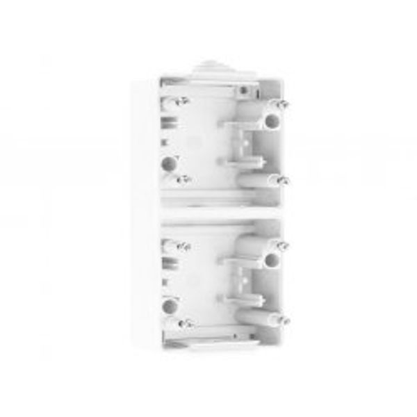 DOUBLE VERTICAL BASE WHITE image 1