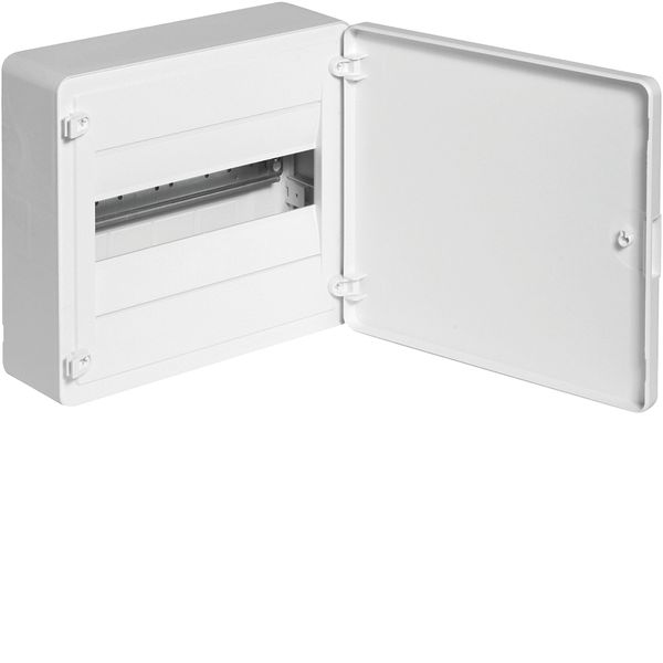 Small distributor,golf,surface,1row,IP40,12M,MS-terminal,PE,white door image 1