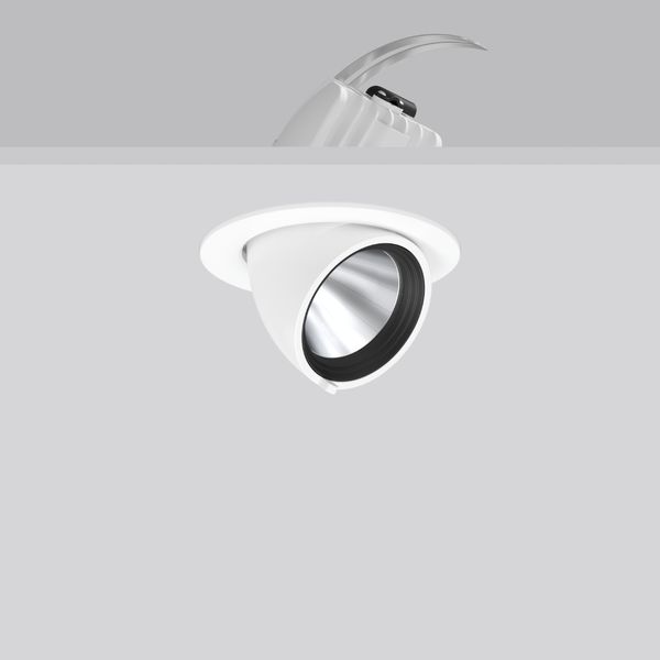 GOLAS mini, 29 W, 3800 lm, 935, white, on/off Recessed projectors, D 1 image 1