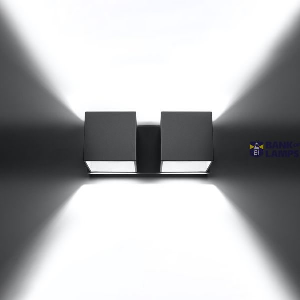 WALL LAMP QUAD 2 GREY G9 2X40W IP20 image 10