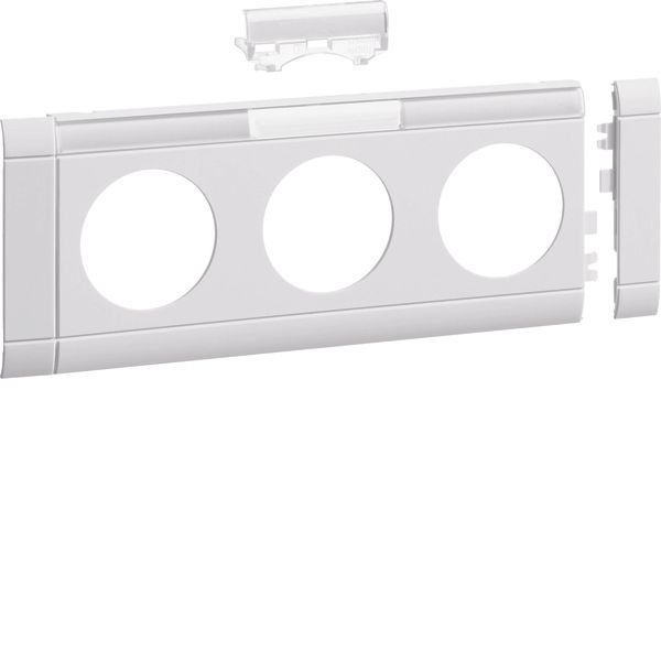Frontplate 3-gang socket lid 80 LF tw image 1