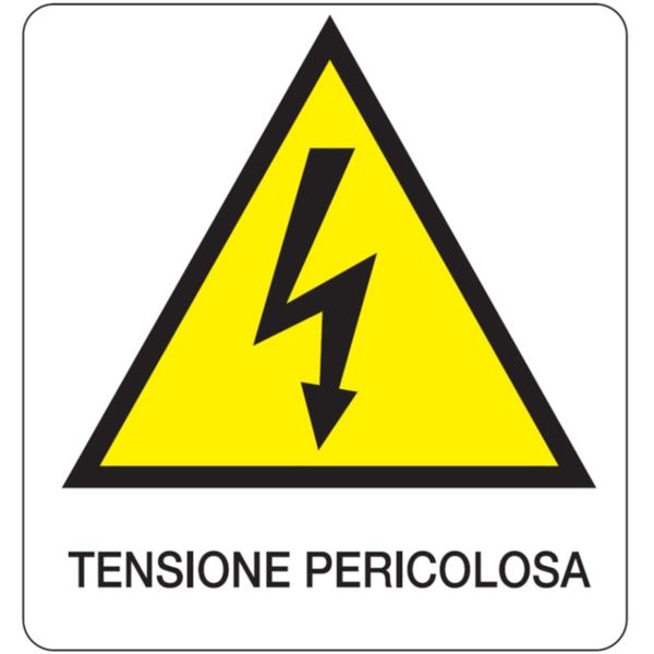 Danger sign - 330x350 mm - Tensione pericolosa image 1