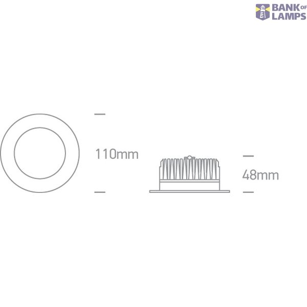 WHITE LED 13W IP54 WW + DRIVER 230V image 4