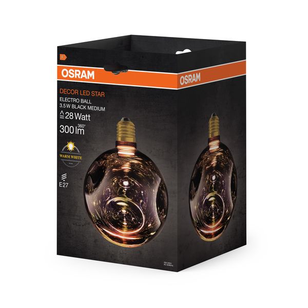 LFLATELBALLM 3,5W/827 230V BKE27FS1OSRAM image 2