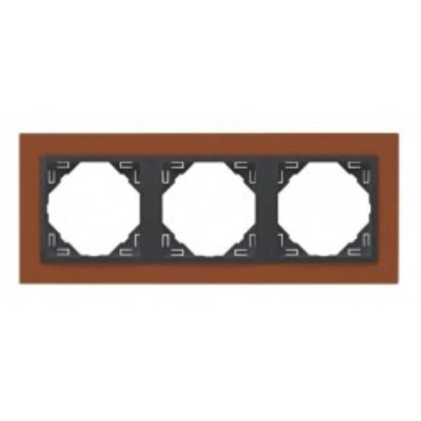 TRIPLE FRAME INTENSE ORANGE/GRAY image 1