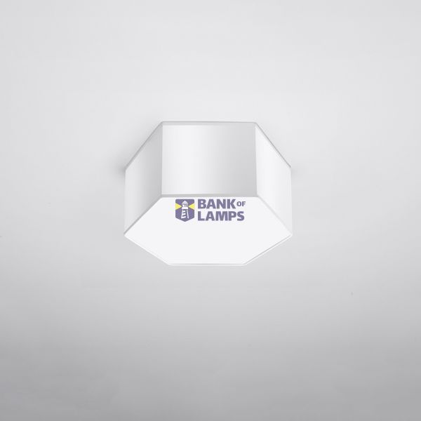 CEILING LAMP SUNDE 15 WHITE E27 2X60W IP20 image 2