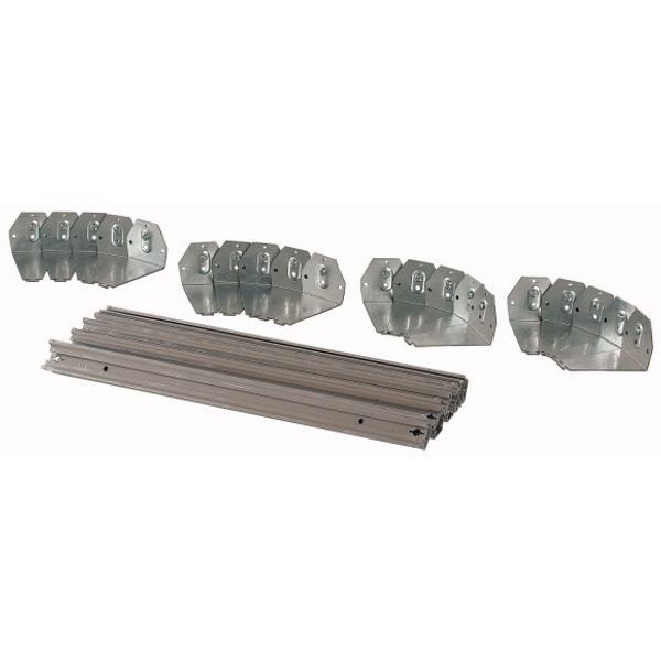 BPZ-DINR24S-600-B DIN-rail (short) with fixed mounting towers, W=600mm image 1