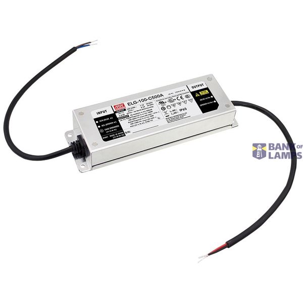 ELG-100-C700-3Y Led driver, IP67 100W, 71-143V, 700mA CC + PE, MEAN WELL image 1