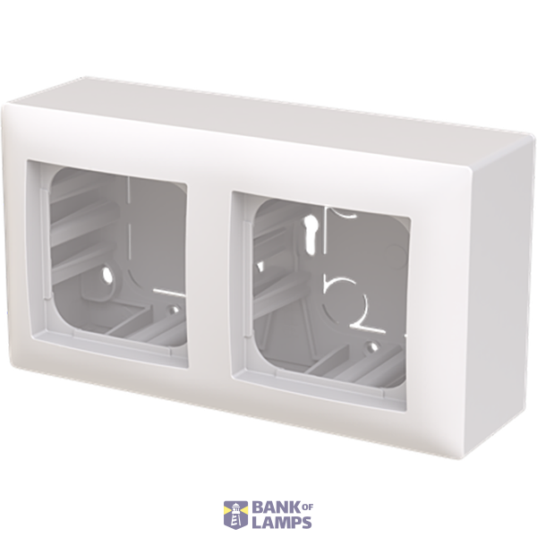 2gang Surface mounted housing high image 3