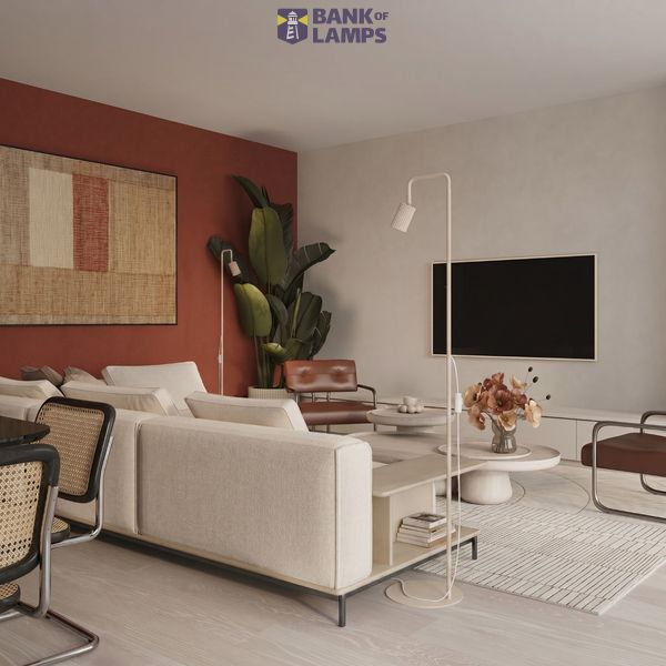 Floor lamp KARBON 1 beige image 6