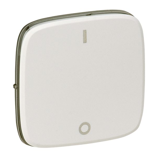 Cover plate Valena Allure - double pole switch - pearl image 1