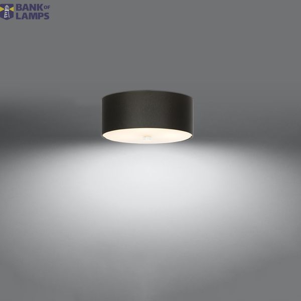 CEILING LAMP SCALE 30 BLACK E27 3X60W IP20 image 5