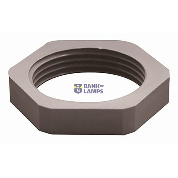 Locknut Polyamide 6 with 25 Percent Glass Fibre PG42 RAL 7001 image 1