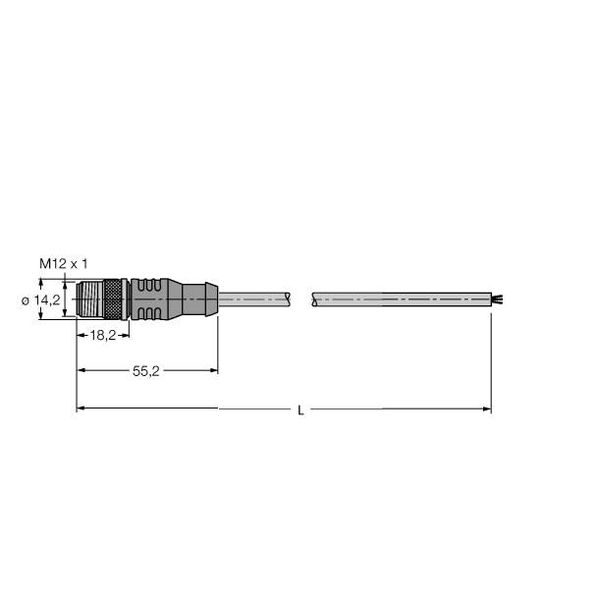 PROFIBUS Cable PVC Cable Jacket   RSSW 455-3M image 1