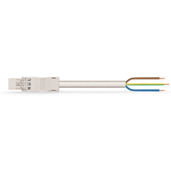 pre-assembled connecting cable Eca Plug/open-ended white image 4