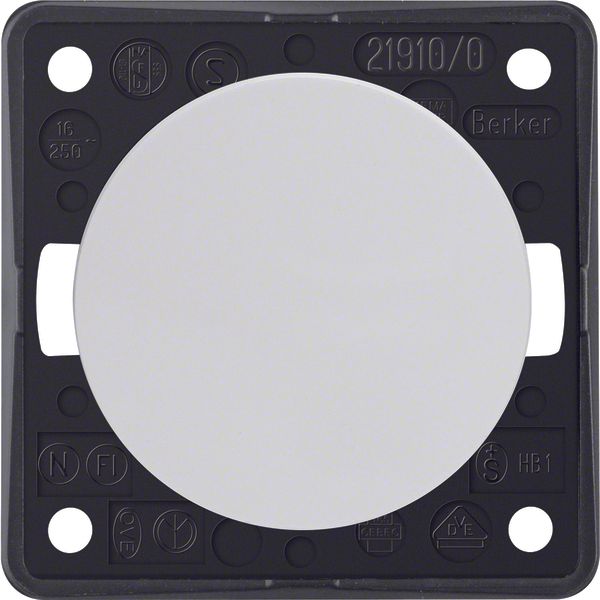 Push-button, NO contact, screw terminals, Integro - Design Flow/Pure,  image 1