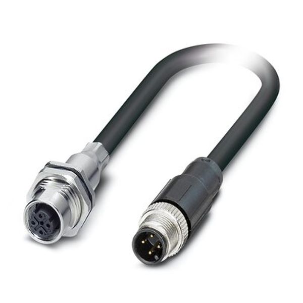 VS-M12FSBP-M12MS-936-LI/1,14 - Device connector, rear mounting image 1