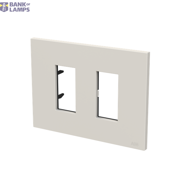 Frame - 2-gang / 1+1-modules - ABB logo - Dune image 2