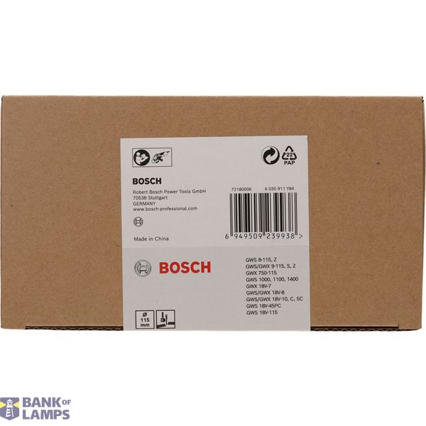 Protective Combination Cutting Guard, Clip-on Plastic 115 mm image 2