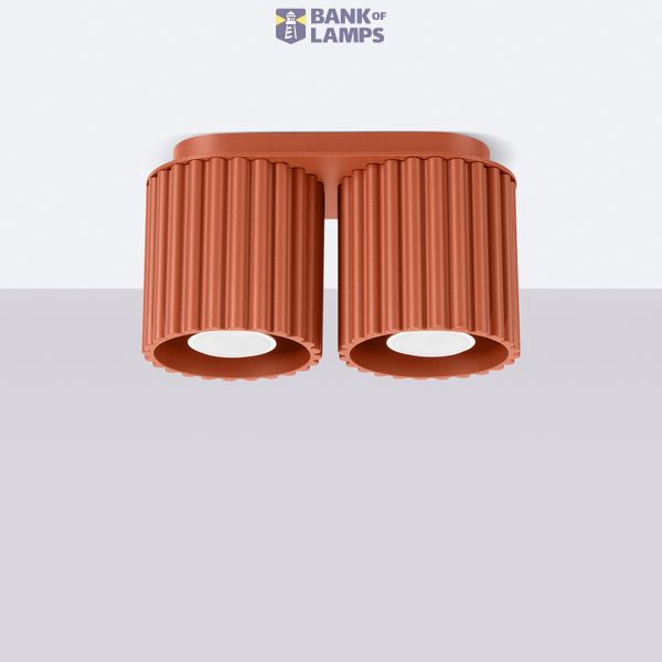 Ceiling lamp AURA 2 red ochra GU10 image 7