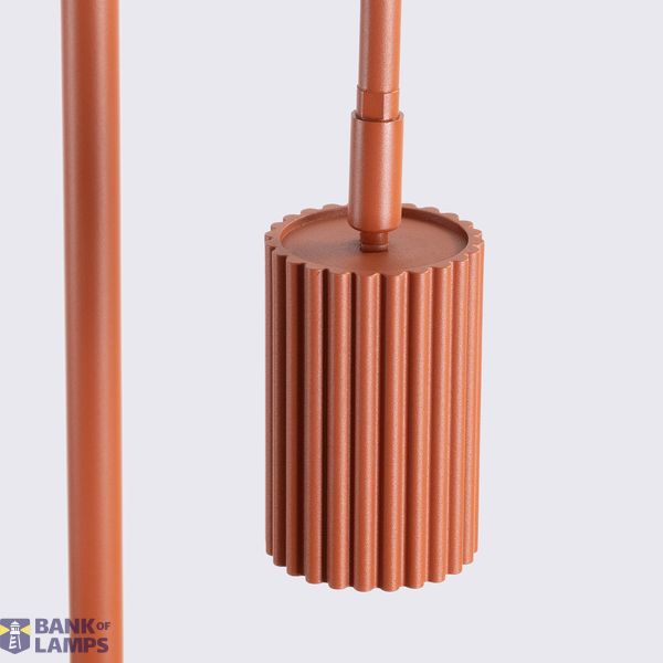 Floor lamp KARBON 1 red ochre image 3