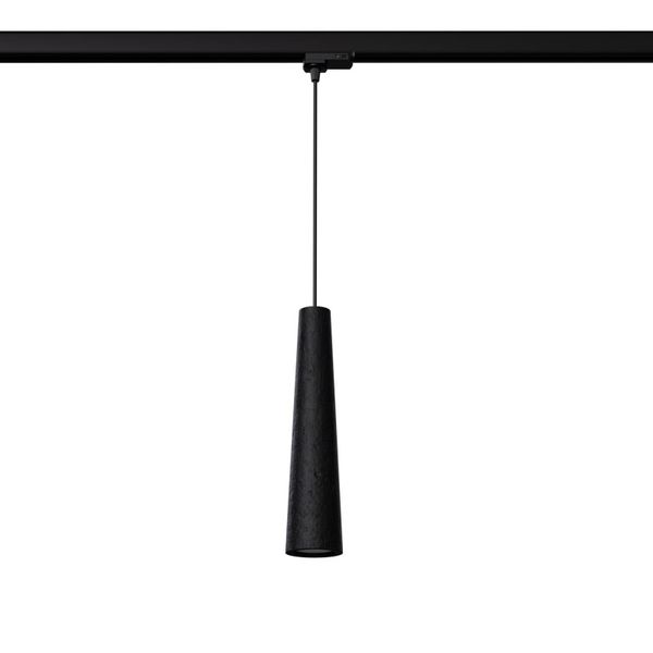 HANGING LAMP 3 PHASE ELECTRA BLACK CONCRETE GU10 3000K 7W 510LM image 1