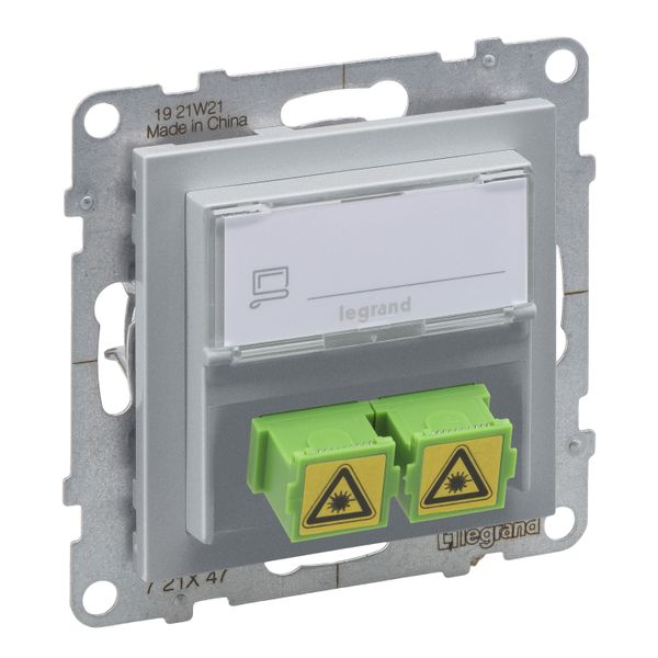 SC/APC SINGLE MODE FIBER OPTIC SOCKET ALUMINIUM image 1