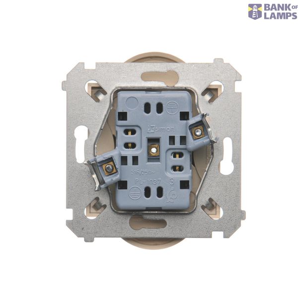 TV-DATA aerial socket, atten.: 5dB, Gold matt, metalic image 1
