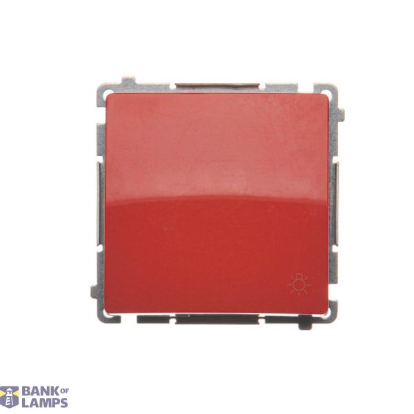 Light push button, (module), 10AX, quick connection, red image 1