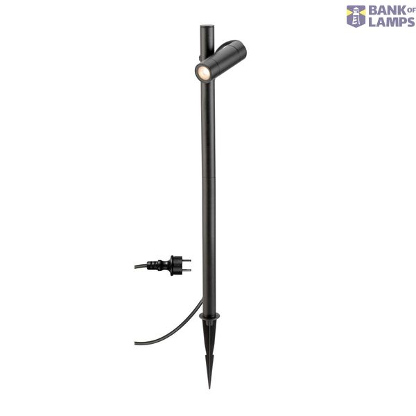 HELIA SLIM Pole single LED Outdoor Floor Lamp IP65 2200K black image 1