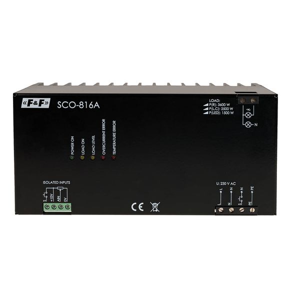 Dimmer for high-power receivers 3500W, 230V power supply with 1-10V analog input image 17