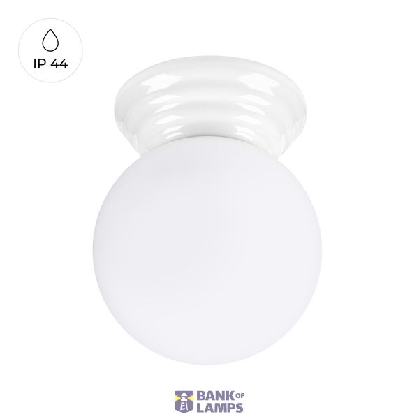 Ceiling lamp ZORI white IP44 image 3