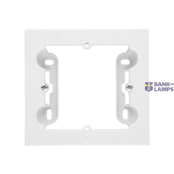 Single surface mounted box, white matt image 1