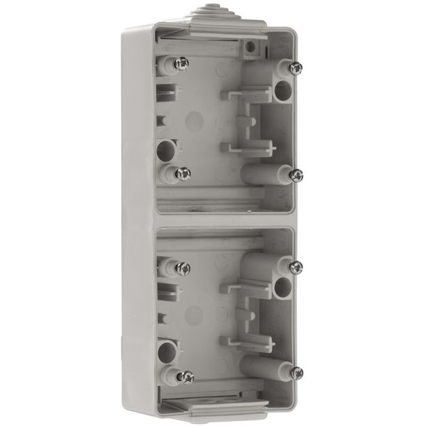 DOUBLE VERTICAL BASE GREY image 1