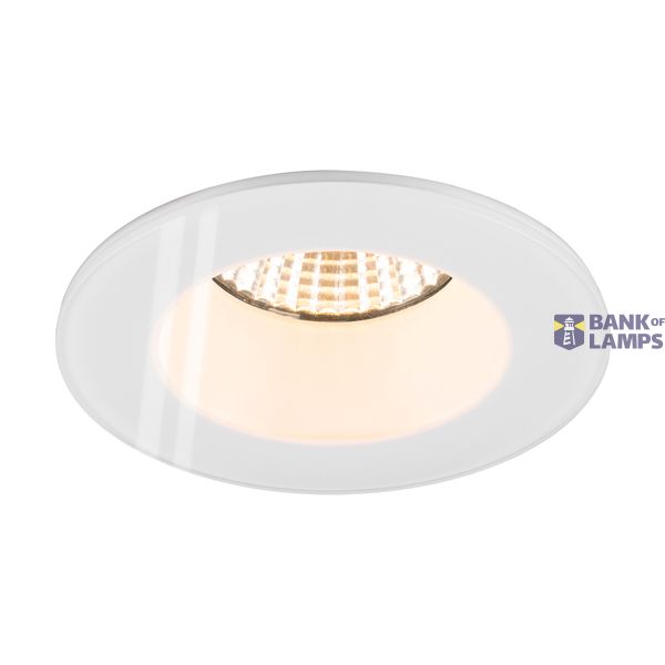NEW TRIA® 68, ceiling installation ring, D: 8.3 H: 3.55 cm, IP 65, incl. glass, white image 2