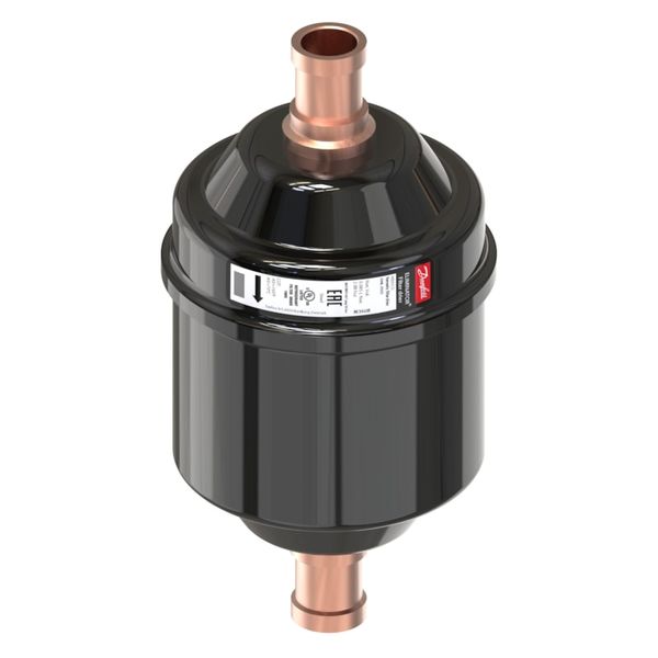 Hermetic filter drier, DML, 05 cu.in., Steel Cu-plated image 1