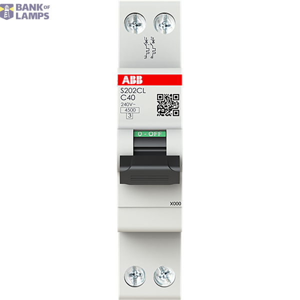 S202CL-C40 Compact MCB S200C 2P 40A Curve C 4.5kA Compact MCB S200C 2P image 3