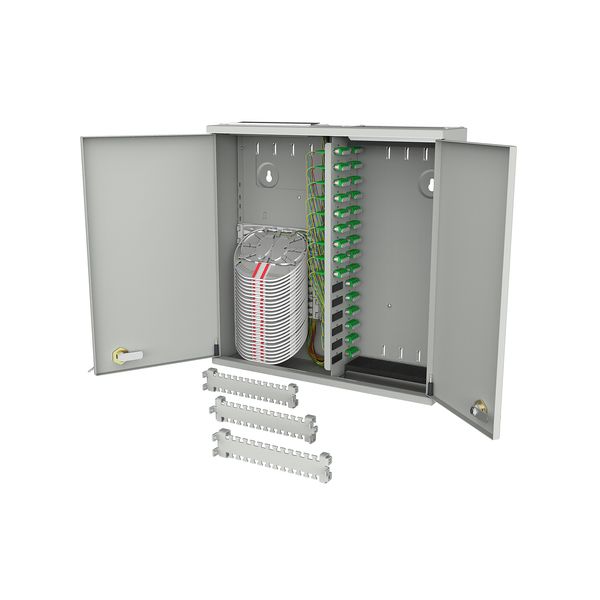OpDAT Wall-mounted distributor M 24xLC-Q APC OS2(ceramic, green) image 1