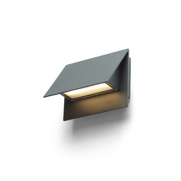 GERI wall anthracite grey 230V LED 5W IP54 3000K image 1