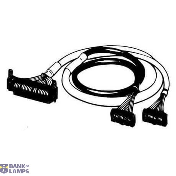 I/O connection cable, FCN40 to 2 x MIL20, 2 m XW2Z0004A image 1