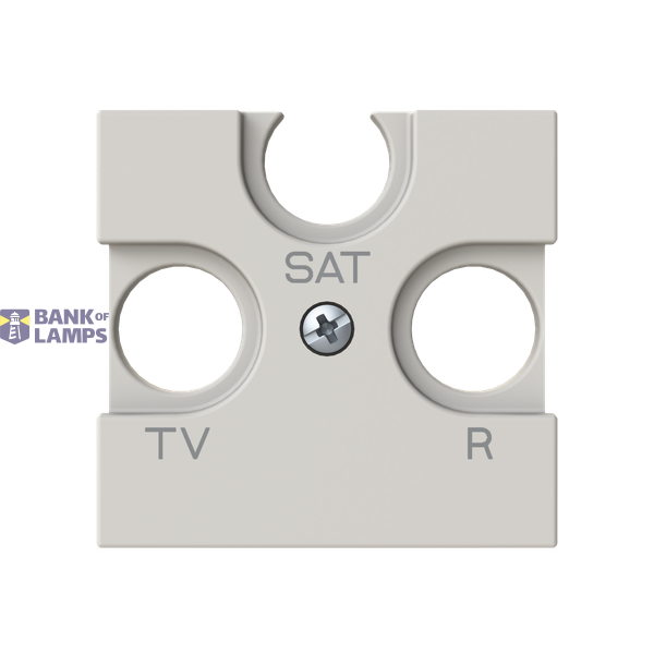 Cover plate for TV/R/SAT - 2M - Dune image 1