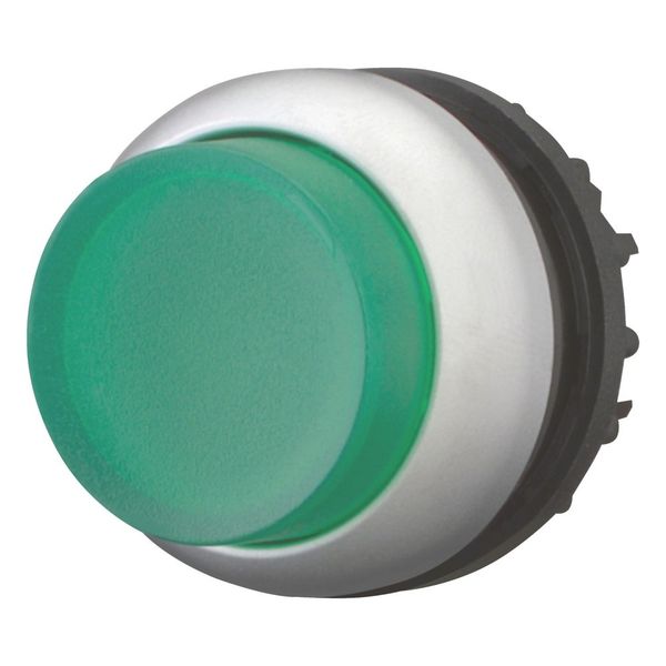 M22-DRLH-G Illuminated pushbutton actuator, RMQ-Titan, Extended, maintained, green, Blank, Bezel: titanium image 4
