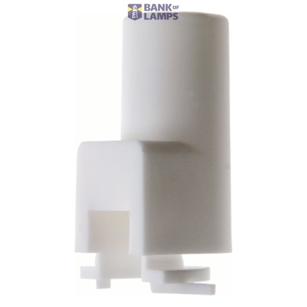 Tube entry, polar white, surface mounted image 1