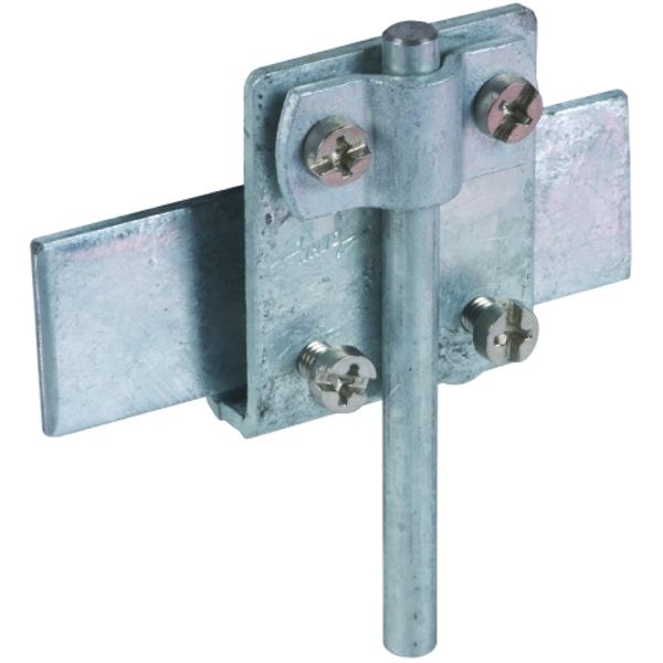 Saddle clamp St/tZn clamping range 0.7-10mm with cleat for Rd 7-10mm image 1