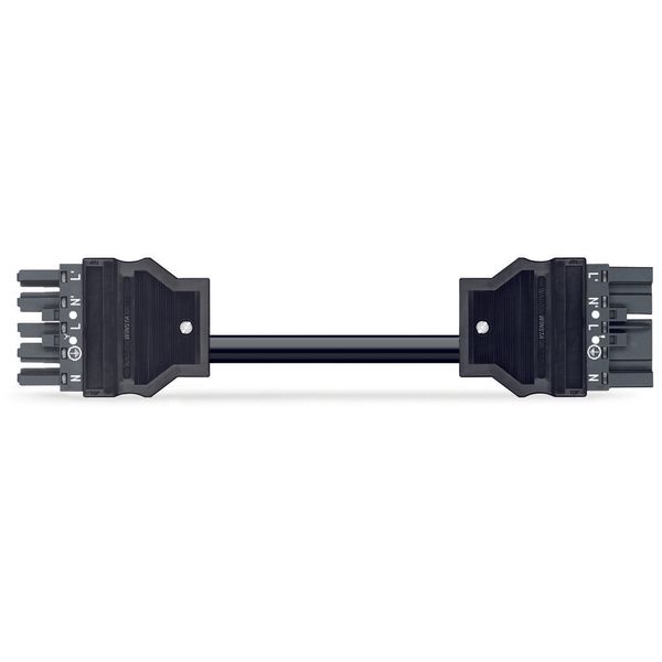 pre-assembled connecting cable Eca Socket/open-ended dark gray image 3