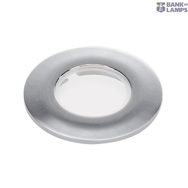 Decorative frame for F-Light downlight,flat,round,chrome image 1
