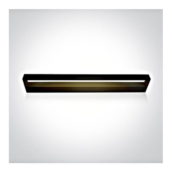 38010B/B/V BLACK WALL LIGHT CCTV 23W IP20 230V image 1