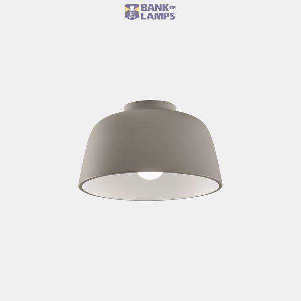 Ceiling fixture Miso ø285mm E27 40W Stone grey image 1